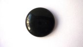 Cabochon in pietra dura, Black Stone.  Diametro: 26 mm.  