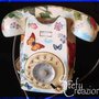 Telefono in decoupage