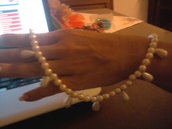 collana in perle stile Audrey