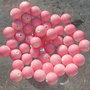 30 perle rosa pastello - 7 mm.