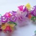 bracciale fiori lucite e perle swarovski e mezzo cristallo!
