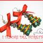 Orecchini "Alberi di Natale" 2012 fimo cernit kawaii idea regalo 