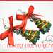 Orecchini "Alberi di Natale" 2012 fimo cernit kawaii idea regalo 