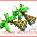 Orecchini "Alberi di Natale" 2012 fimo cernit kawaii idea regalo 