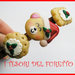 Cerchietto "Natale 2012 Orsetto Biscotto" fimo cernit kawaii bimba idea regalo