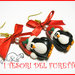 Orecchini " Pinguini Natalizi " Natale 2015 fimo pinguino con cappello cernit kawaii idea reagalo bambina ragazza economico 
