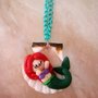 Collana fimo Ariel su conchiglia