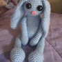 Pupazzo coniglio amigurumi uncinetto handmade