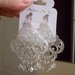 orecchini resina stile vintage crystal trasparenti con swarovski ab
