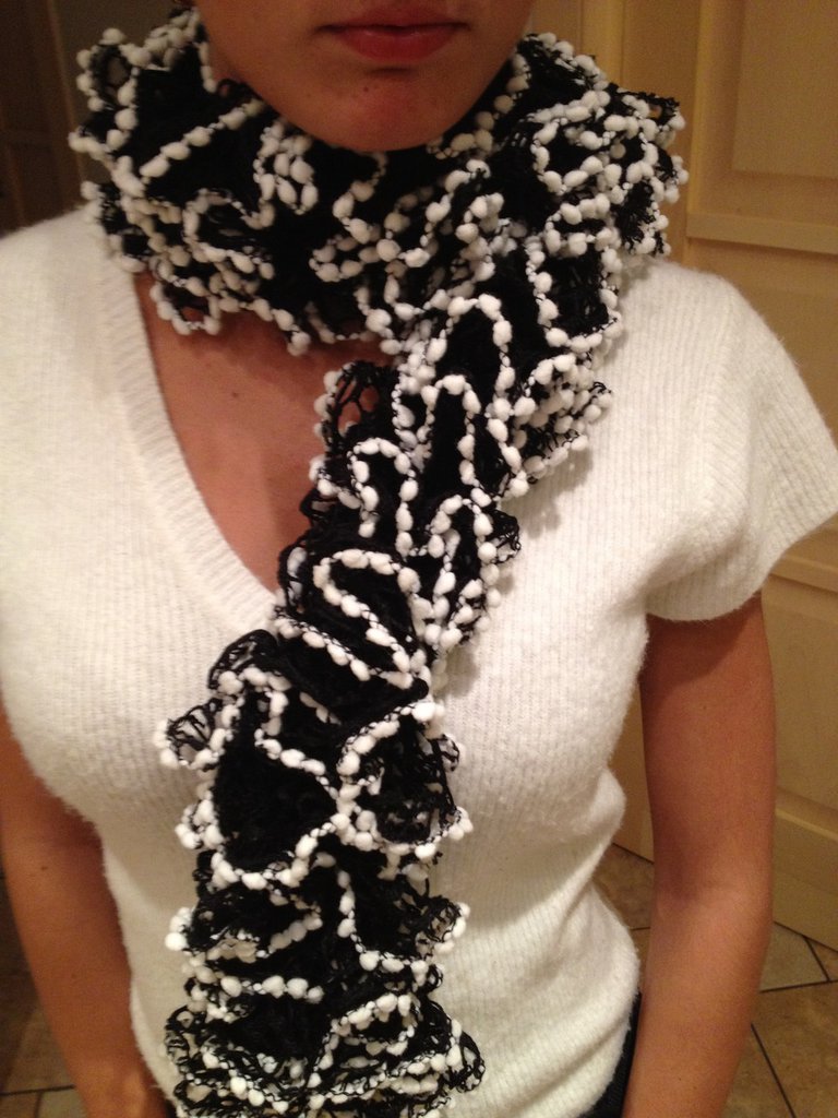 Stola Chiffon Seta Pura Dipinta A Mano In Blu E Verde Con Fiori Di - Foto 5