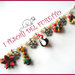 Bracciale "Natale Pinguino e charm natalizi" fimo cernit kawaii idea regalo 2012 