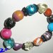 bracciale di perle colorate