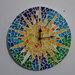 Orologio Gaudì  a mosaico di vetro