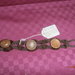 B6 Bracciale marrone macramè con bottoni antichi----Original macramè bracelet with ancient wooden bottons