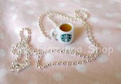 Collana caffè Starbucks - miniature kawaii