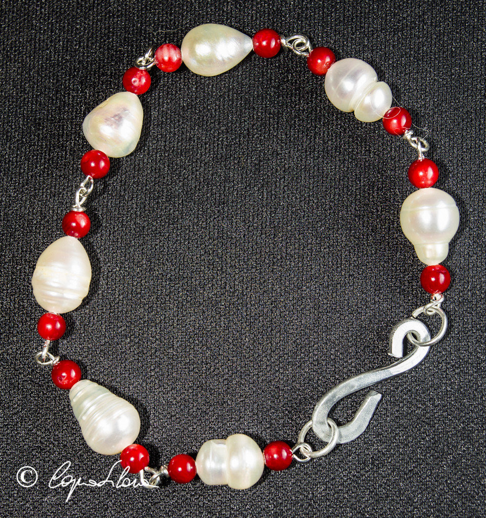 COAI Bracciale Donna In Pietre Naturali Con Charm Croce In Rame E Zirconi, Tormalina/Granato/Pietra Di Luna