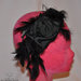 Cerchietto Con Piume E Fiori Per Donna, Stile Vintage Anni '20, Colore Rosso Rosa, Accessorio Per Cocktail, Carnevale, Matrimoni E Feste In Maschera