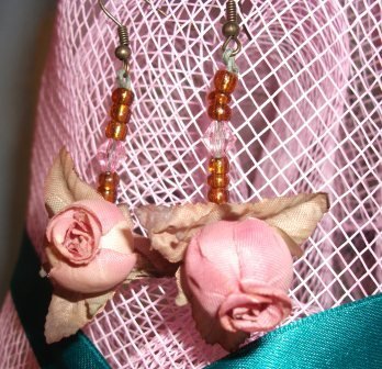 Orecchini Pendenti Steampunk rose Orecchini Pendenti Steampunk rose