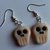 Orecchini Teschio in Fimo per Halloween / Polymer Clay Skulls Earrings Halloween