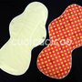 assorbente super duper impermeabile lavabile (pallini gialli) / super duper waterproof cloth menstrual sanitary pad