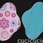 salvaslip impermeabile lavabile (fiori rosa) / waterproof  AIO cloth pantyliner