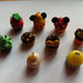 Ciondoli Cupcakes in fimo / Fancy Polymer clay Cupcakes Charms