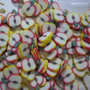 130 Fettine Mela da Polymer Clay Canes