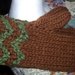 Completo berretto guanti muffole artigianali - Handmade cap and mittens outfit