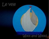 Barca a  vela in legno