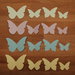 Farfalle varie misure in cartoncino
