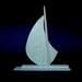 Barca a vela in legno massello