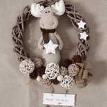 Gancio per ghirlanda natalizia, 30,5 cm, per porta d'ingresso, metallo, ideale per matrimoni, ghirlande o decorazioni per la casa (1 pezzo) | Leroy Merlin