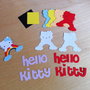 Kit x realizzare n.2 Hello Kitty - arcobaleno