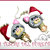 Orecchini "Mici Natalizi Fufufriends" Natale 2012 idea regalo fimo cernit kawaii