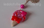 Pink Lollipop Necklace