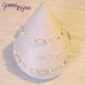 Collana diaspro bianco Collana diaspro bianco