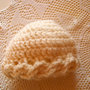 Cappello in pura lana bianco