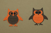 Gufetti in cartoncino - cut owl