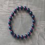 Bracciale in perle blu