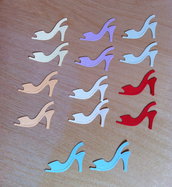 Scarpe - shoe #5 in cartoncino fustellato - abbellimenti