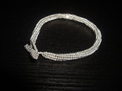 Silver Snake <bracelet>