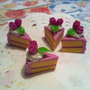 Fettina di Torta in fimo