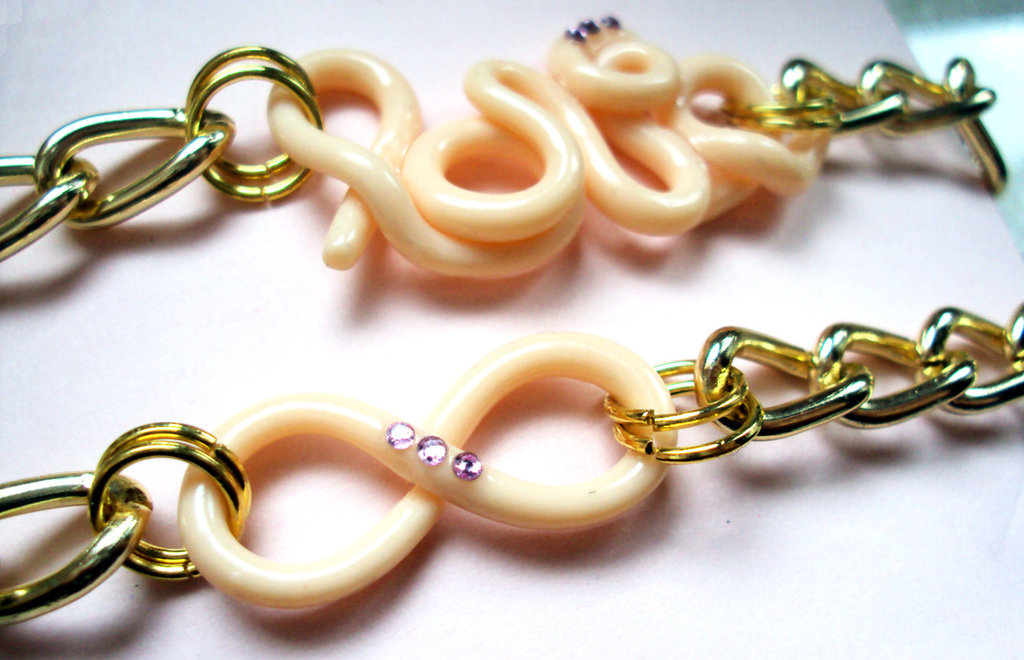 Lavencious Bracciale Elastico A Forma Di Infinito Con Stass - Gioiello Serata Per Donna, 17,8 Cm, Colori Vari (Oro, Argento, Nero...) In Scatola Regalo - 3