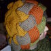 berretto in lana lavorato ai ferri