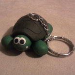 Portachiavi Moto A Forma Di Tartaruga Con Casco Rimovibile - Peluche Grazioso Per Chiavi - Foto 7