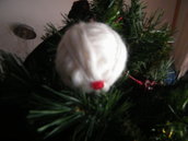 Pallina di Natale in lana 