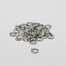 100 anelli di congiunzione argento 6mm