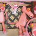 amigurumi pantera rosa - the pink panther per nascita,bomboniera regalo speciale