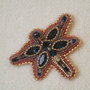 Spilla bead embroidery-Preziosa libellula