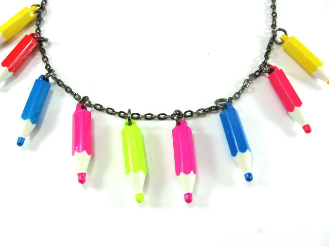 BOBOZHONG Collane per Perle Neon,8 Pezzi Anni '80 Collane Colorate al Neon Braccialetti al Neon Fluorescenti per Donne Collana Neon bracciali Perline Anni '80 Accessori per Donne